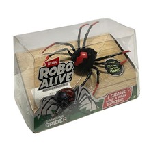 Zuru Robo Alive Crawling Spider Battery-Powered Robotic Pets Black Widow