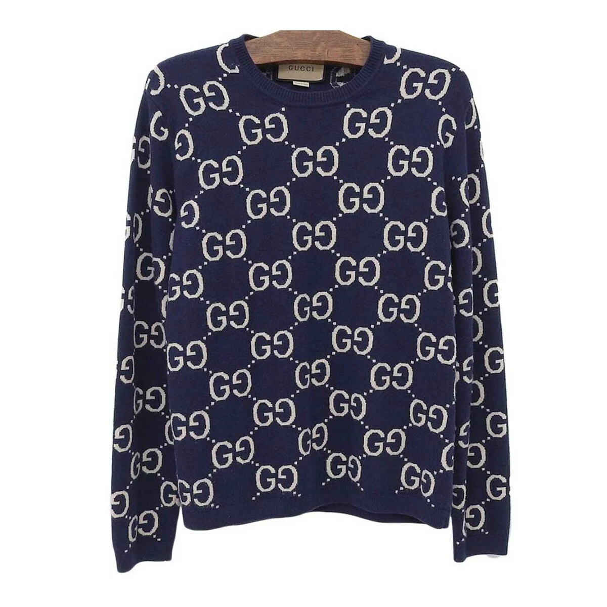 Pull jacquard laine Gucci Gg 692900 accessoires r1_0419