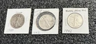 LIBERTY WALKING, .900 SILVER HALF DOLLAR, HUGE LOOSE LOT of 3 COINS, 1942!