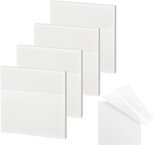 Transparent Sticky Notes - 3X3 Inch Clear Sticky Notes Waterproof Self-Adhesive 