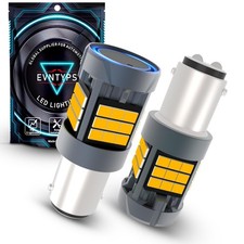 1157 LED Bulb Amber Yellow With Built in Resistor 1157NA Turn Signal Bulbs An...