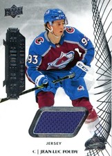 2022-23 Upper Deck Premie Jean Luc-Foudy Rookie Jersey #112 - Avalanche