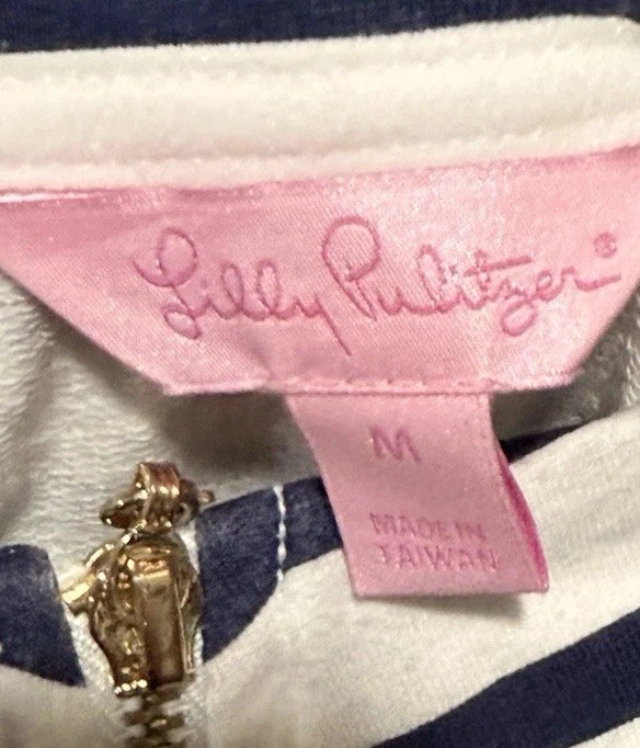 Camisa LILLY PULITZER Para Mujer Mediana DESIERTO PALMA INGENIERÍA PATRÓN POPOVER TOP Foto 4 de 4