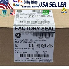 Allen-Bradley 1764-24BWA SER B MicroLogix1500 24 Point Controlle US Free Tax