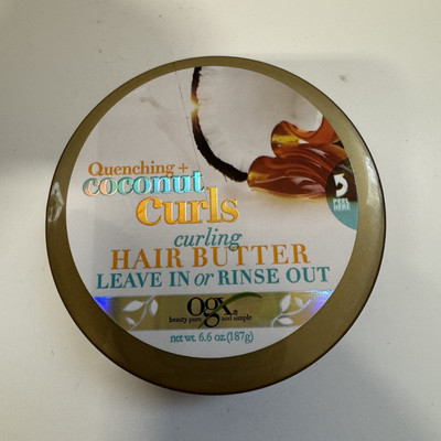 Ogx Quenching Coconut Curls Curling Hair Butter 6.6 OZ