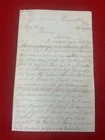 1862 Breaking Camp At Sharpsburg Going to a Fight Civil War Letter 16th Maine