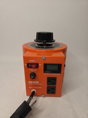 2000VA Auto Variable Voltage Transformer 15.3 Amp AC Voltage Regulator VEVOR