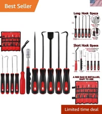 Ergonomic 11-Piece Pick Tool Set with Storage Tray for Automotive Applications
