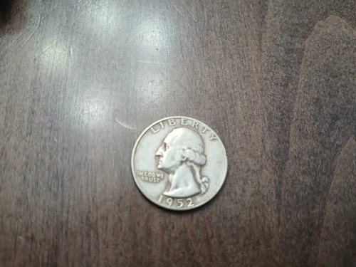 1952 S SILVER WASHINGTON QUARTER AU COIN UNDER MELT FREE SHIP