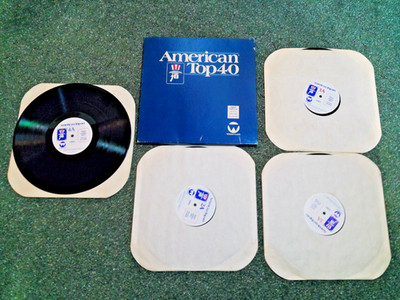 American Top 40 Casey Kasem 4 Records EXC - 11/14/1981 #814 - STONES / ELVIS