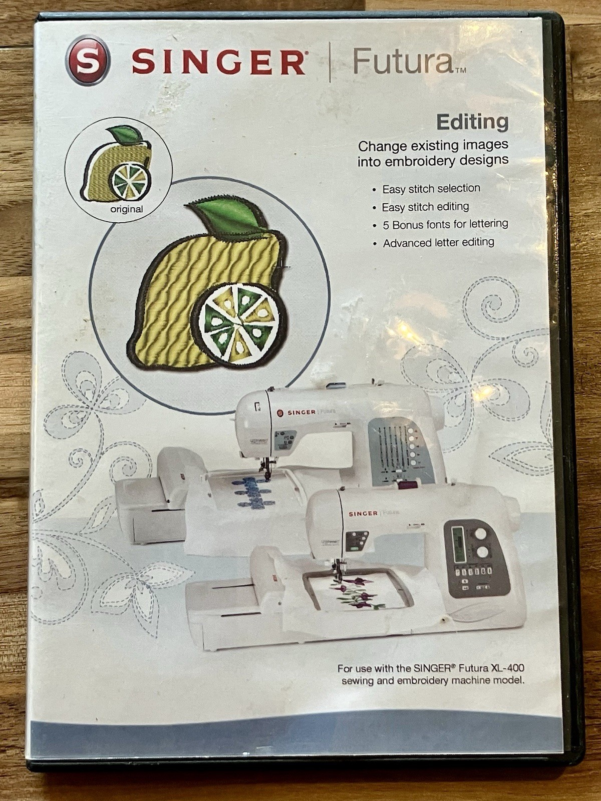 Singer Editing Software For Singer Futura XL-400 And XL-550