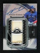 2022 Topps Sterling Swings Relics 4/25 Vladimir Guerrero Jr #SWAR-VGJ Auto 16cs