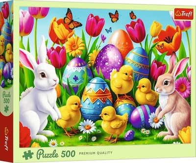 NEW TREFL Jigsaw Puzzle 500 Pieces Premium Quality Easter Meadow 10+ Ages
