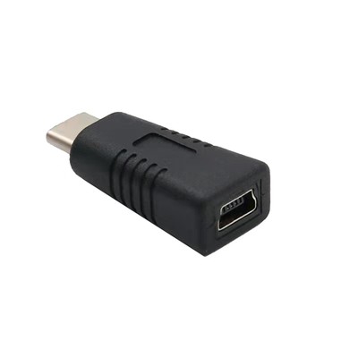 Mini USB Female to Type C Male Adapter Support Data Transfer Charging for Phone