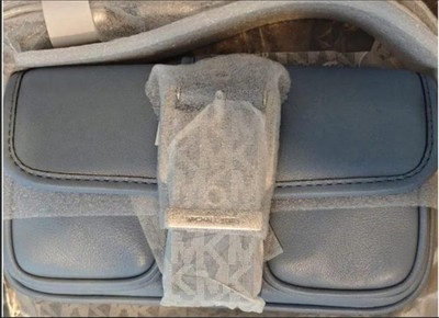 Michael Kors Schultertasche Colby Leder blau
