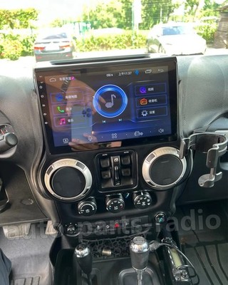 10'' Wireless Carplay For 2011-14 Jeep Wrangler 3 JK Stereo Radio Android 13 GPS
