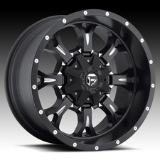 Fuel D517 Krank Matte Black Milled 18x9 8x180 20mm D51718901857 Fuel D517 Krank Matte Black Milled 18x9 8x180 20mm D51718901857