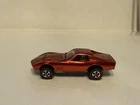 1969 Hot Wheels Redline Custom Corvette Red White Interior Nice Original!