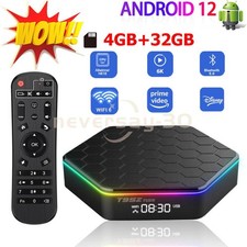 Upgraded 2026 T95Z Plus Smart Android 12 TV Box Quad Core 6K 4K HD Stream Player