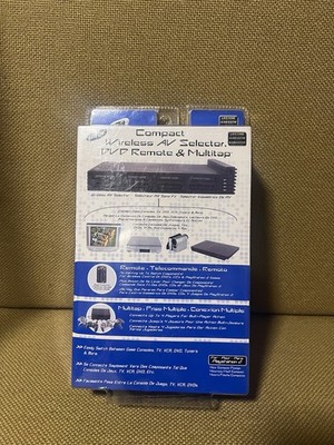 PS2 Compact Wireless AV Selector, DVD Remote&Multitap