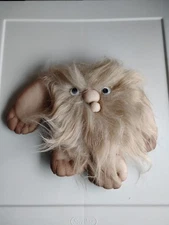 Vintage 1970s Hairy Furry Caveman Nylon Plush Anatomically Correct Funny Gag