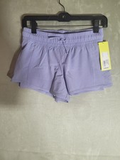 All in Motion Girls Athletic Shorts in purple, size Large 10/12
