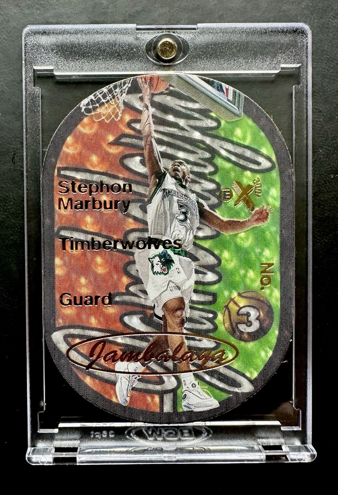 1997 Skybox E-X2001 JAMBALAYA Stephon Marbury #10 Die Cut SHARP/CENTERED🔥
