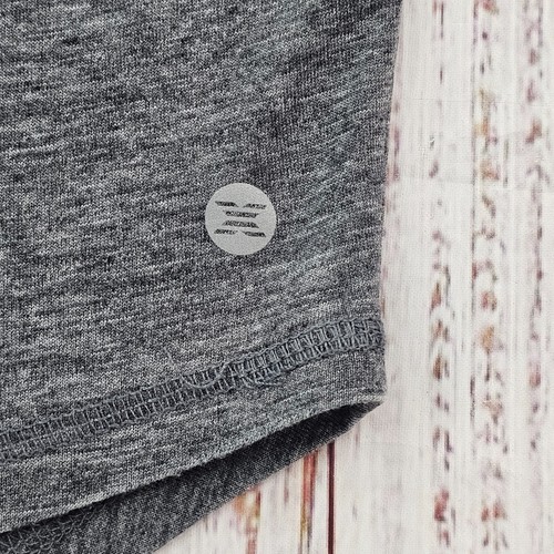RBX graues ärmelloses Baumwollmischung V-Ausschnitt T-Shirt Damen L - Bild 3 von 7