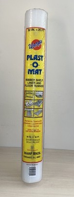 Warp's PM25 Plast-O-Mat Clear Ribbed Floor Runner 30 in. x 25 ft.