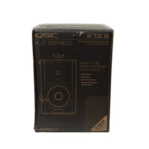 QSC K12.2 Speaker 12" Two-Way 2000W Powered Active Monitor Class-D Works