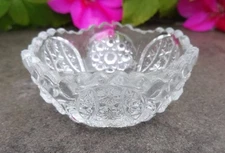 1908 Indiana #300 Glass Mini Berry Dish, Open Salt Dip, Cellar, Dish!
