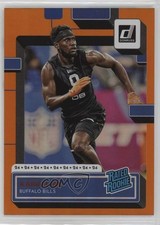 2022 Panini Donruss Rated Rookie Jersey Number 22/24 Kaiir Elam #357 4f5