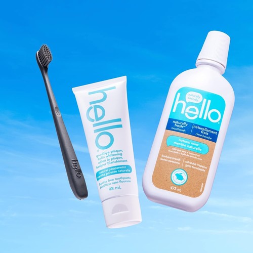 Hello Charcoal Infused Soft Bristle Toothbrush. - Picture 5 of 6