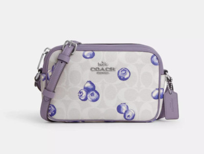日本未入荷 COACH Mini Jamie Camera Bag フルーツ柄 COACH® Outlet | Mini Jamie Camera Bag In Signature Canvas