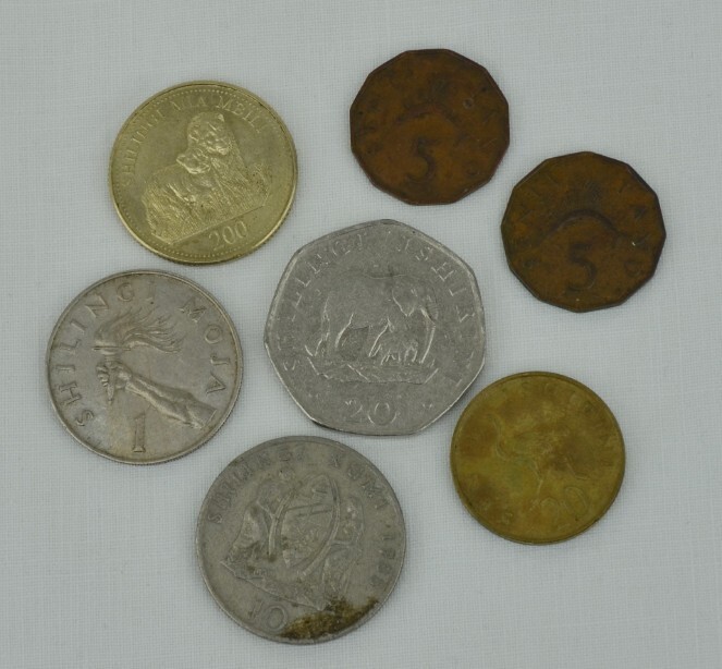 Job Lot 7 x Tanzania Circulated Coins – Shilingi & Senti 1966-2008 - Picture 3 of 3