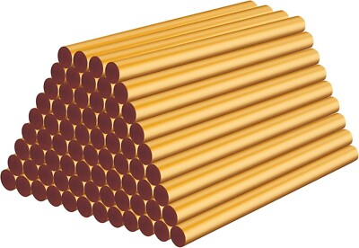 ''EVA Hot Melt Glue Sticks - 72 Metallic Gold for All Temp Glue Guns & Repairs ''