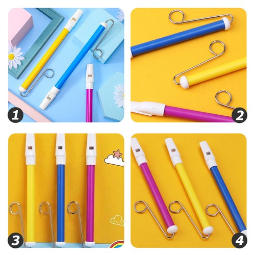 3 Pcs Sliding Whistle Toys Kids Toddler Child Musical Plastic Whistles - Picture 8 of 12