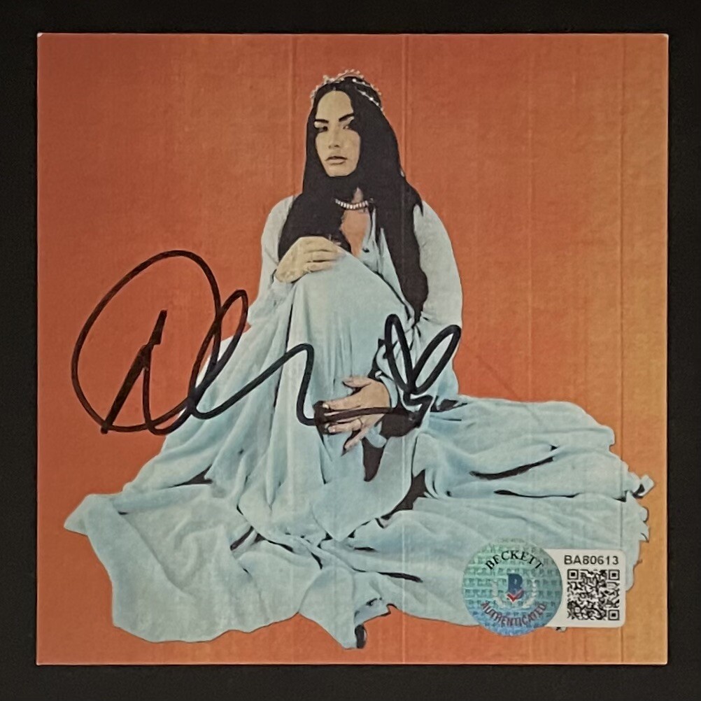 Demi Lovato Signed CD Cover Insert Autographed BAS Dancing