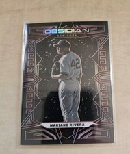 2023 Panini Chronicles Obsidian Electric Etch Red Mariano Rivera #13 HOF