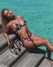 Hailey Baldwin Sexy Autographed Signed 8x10 Photo COA #5