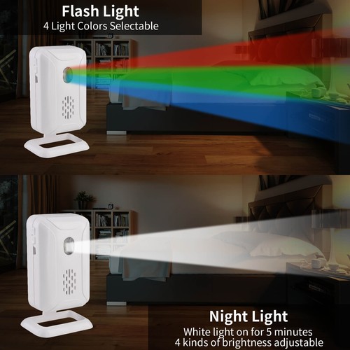 Wireless Door Open Chime Window Alarm with Mute Mode 36 Chime Welcome for Store - Picture 5 of 18