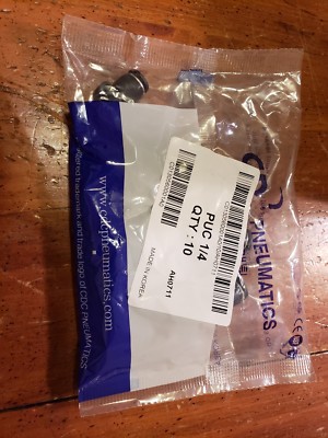 CDC Pneumatics PUC 1/4 - 10 Pack - AH0711
