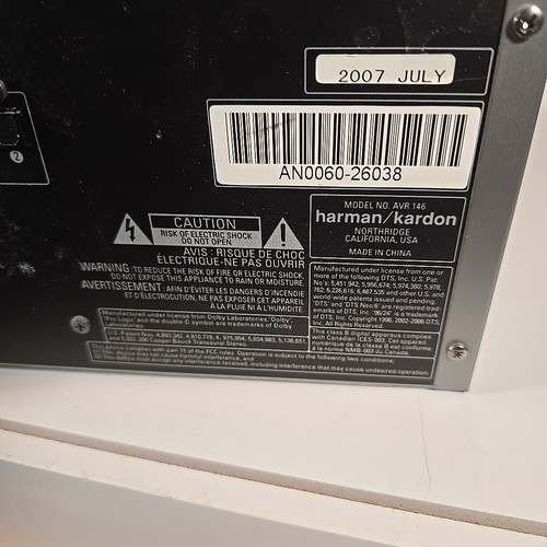 Harman Kardon AVR-146 - 5.1 Ch HDMI Home Theater Surround Sound Receiver System - Picture 16 of 19
