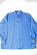 Forte Uomo Vintage Men's Blue Dress Shirt Size 18-18.5