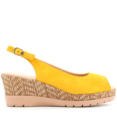 Callaghan P21us women's wedge sandal 29003 MOSTARDA