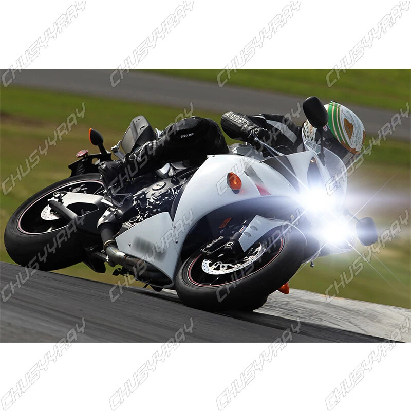 Faros LED para moto Honda VFR-1200 F 2009-2022 H7 6000K luz blanca Foto 4 de 4