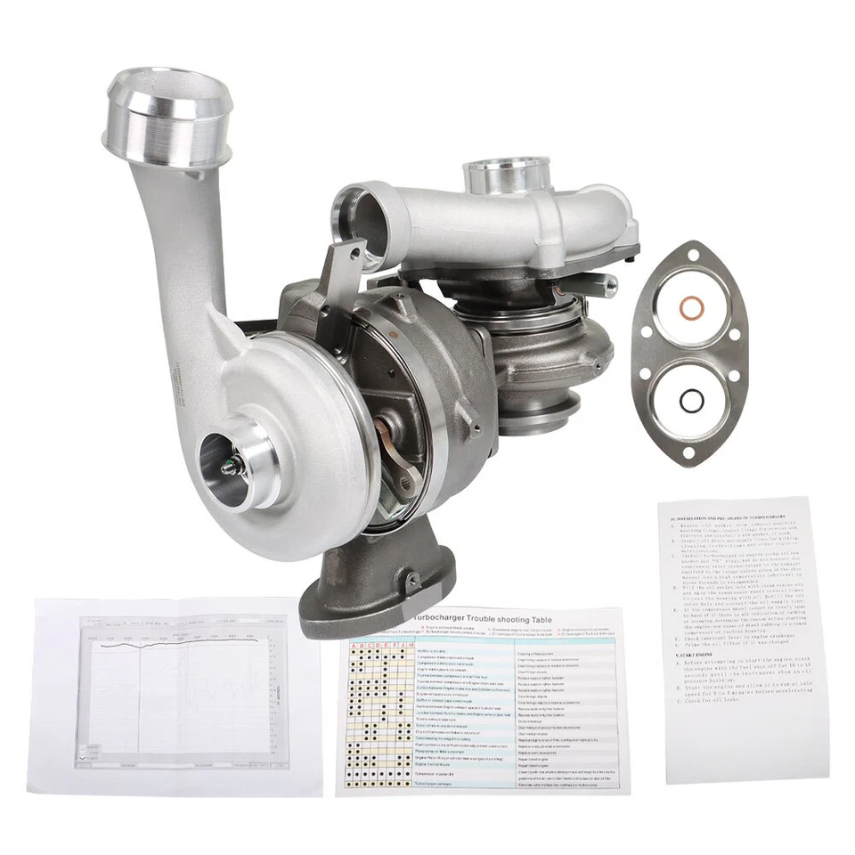 Labwork High & Low Pressure Turbos For 2008-2010 Ford F250 F350 Super Duty 6.4L - Изображение 2 из 4