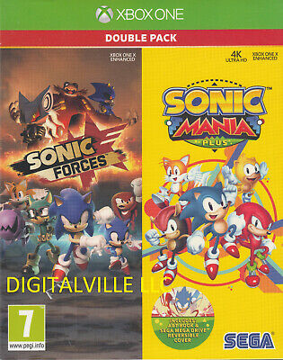 Sonic Forces and Mania Plus Double Pack Xbox One Brand New Factory Sealed |  eBay