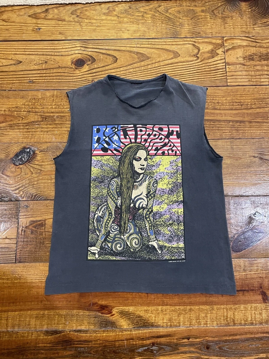 Vintage 90s Red Hot Chili Peppers Band Tour Tee Rare Frank Kozik