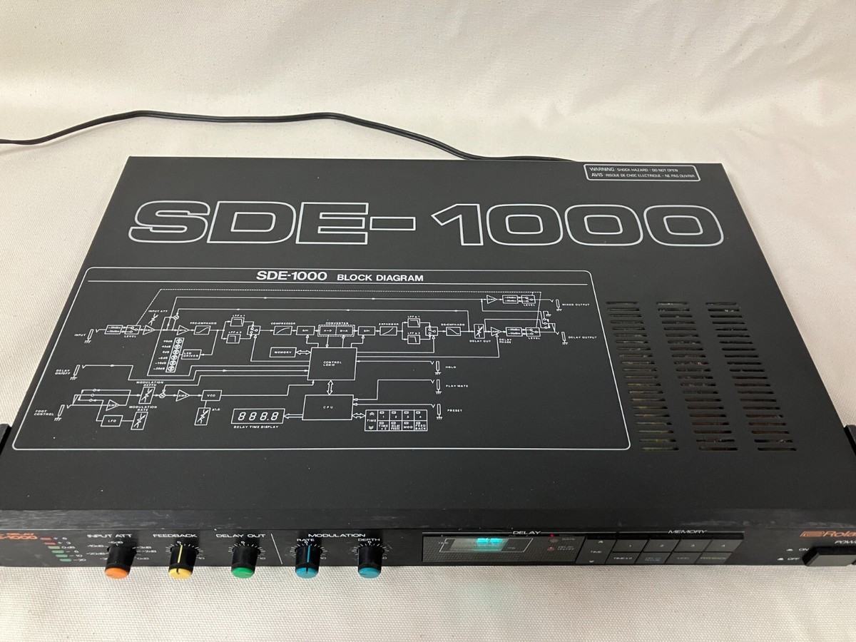 Roland SDE-1000 Digital Delay Rack Effect Processor Japan